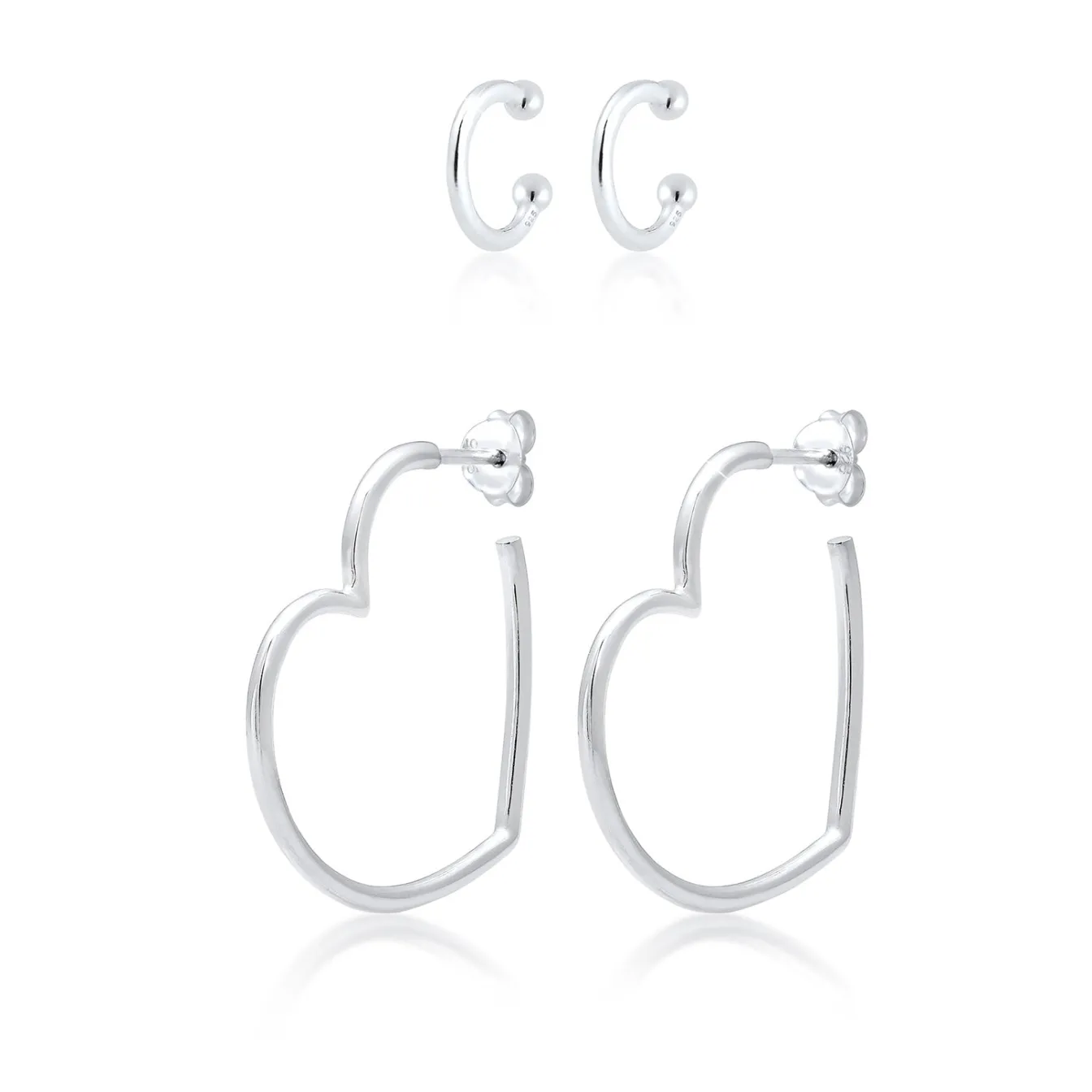 Elli "Ohrringset< Symbol-schmuck|Herz-schmuck