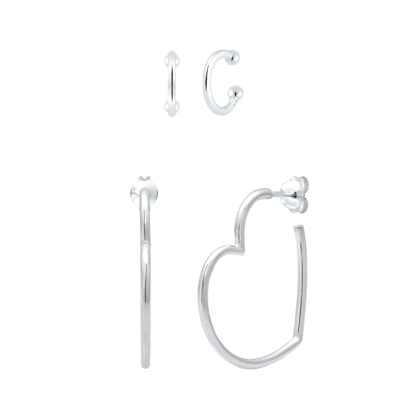 Elli "Ohrringset< Symbol-schmuck|Herz-schmuck