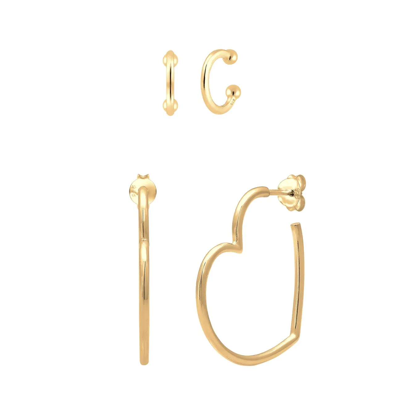 Elli "Ohrringset< Symbol-schmuck|Herz-schmuck