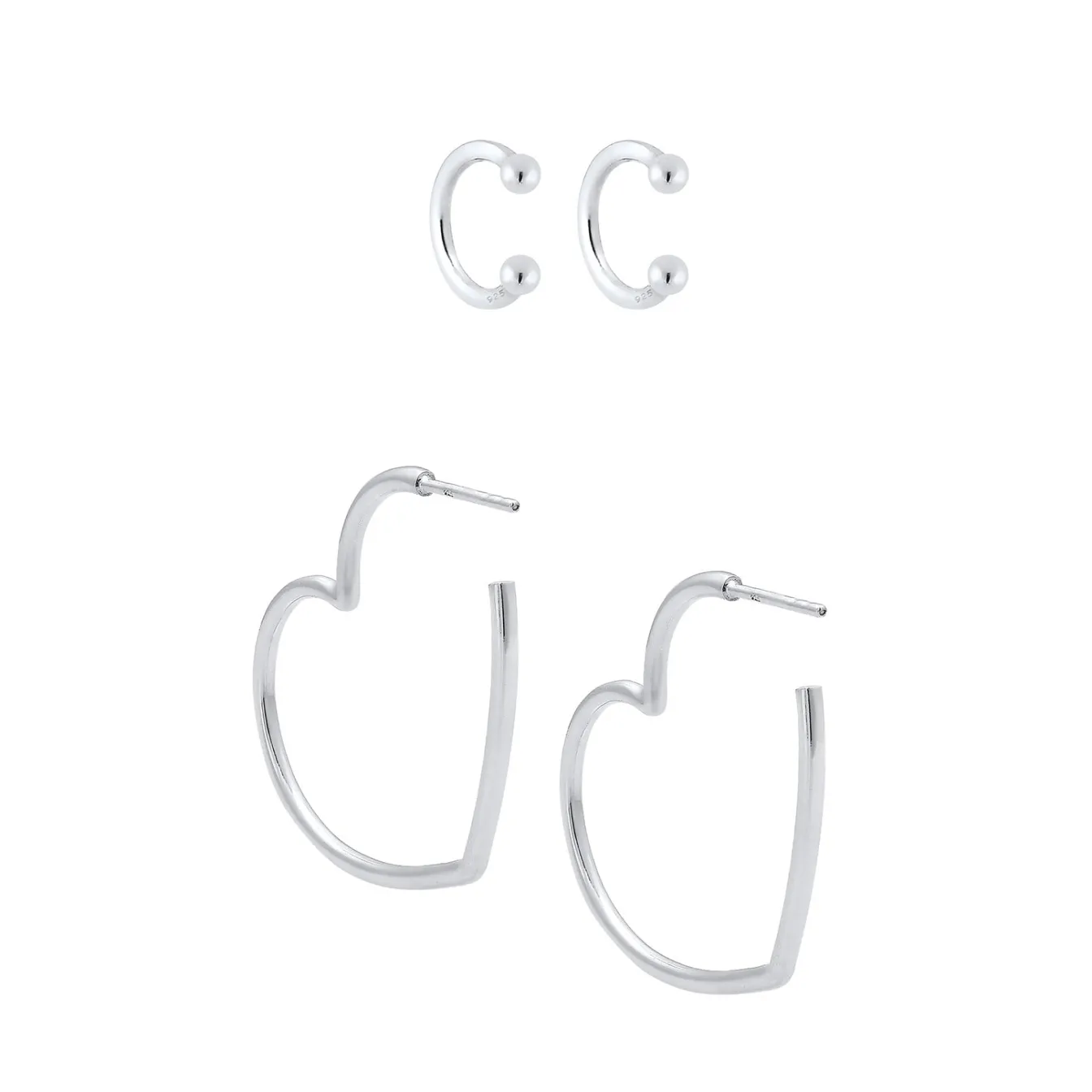 Elli "Ohrringset< Symbol-schmuck|Herz-schmuck