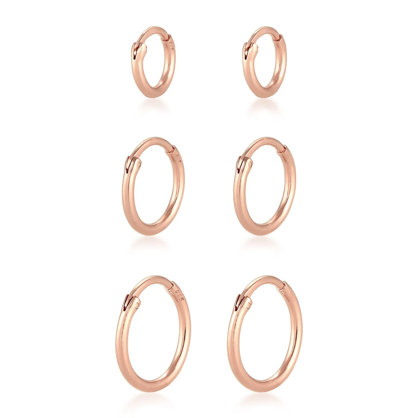 Elli "Ohrringset< Roségold|Ohrringe