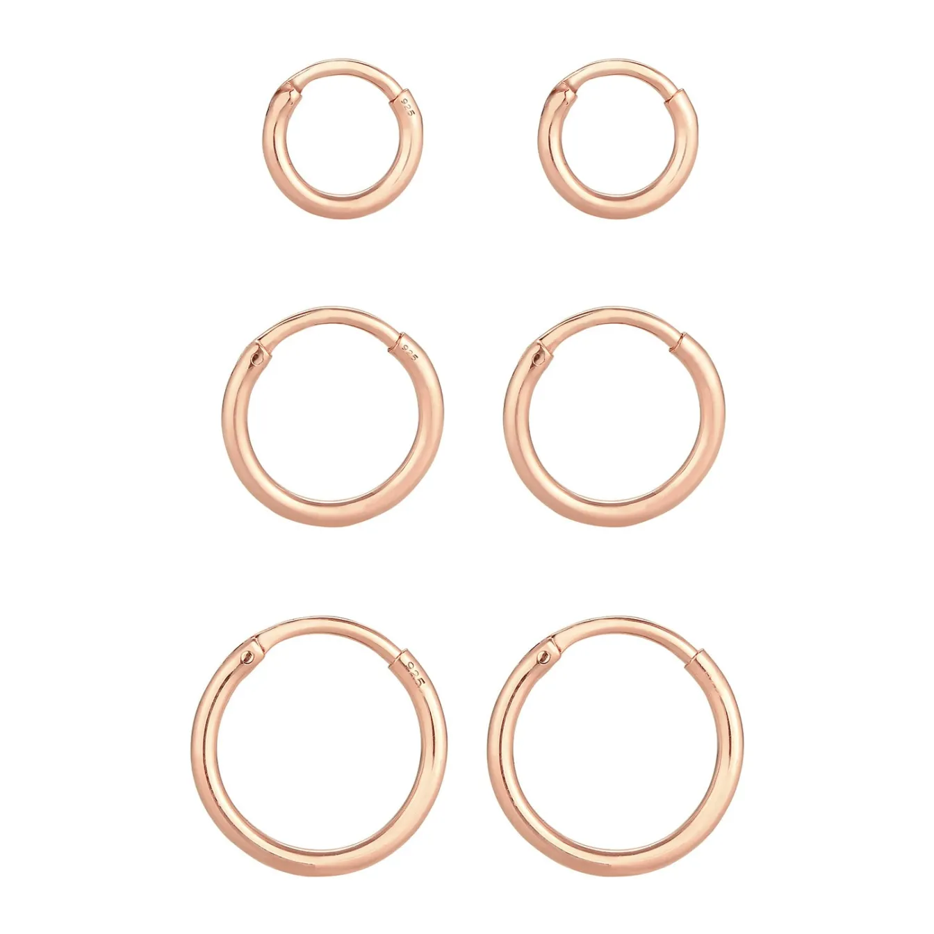 Elli "Ohrringset< Roségold|Ohrringe