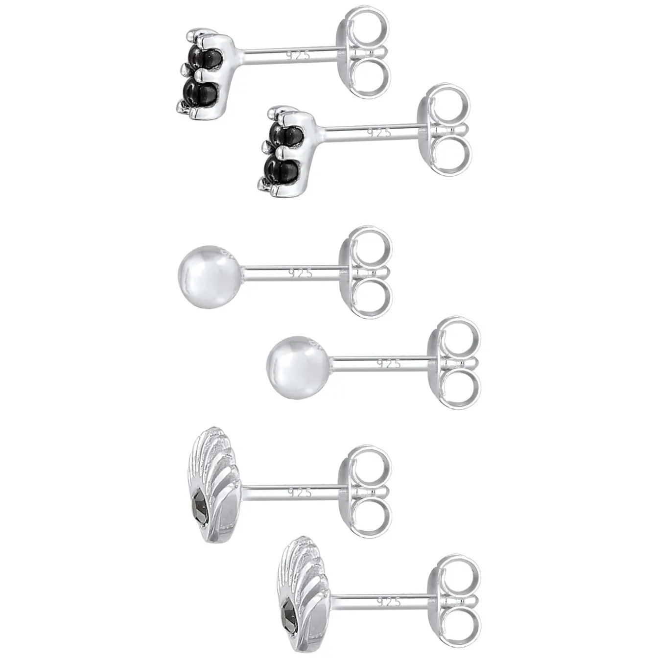 Elli "Ohrringset Auge | Kristall (Weiß)< Symbol-schmuck|Ohrringe