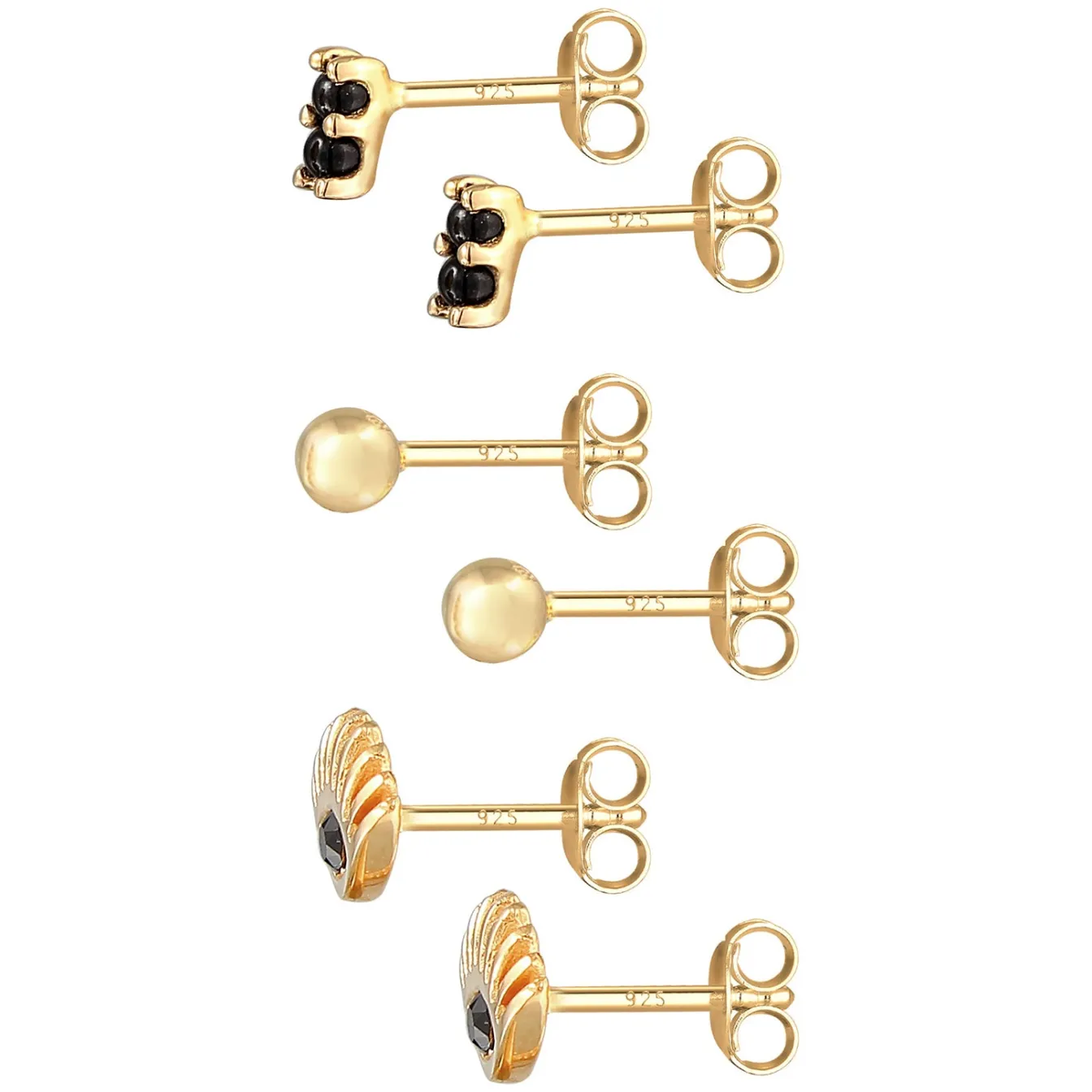 Elli "Ohrringset Auge | Kristall (Weiß)< Symbol-schmuck|Ohrringe