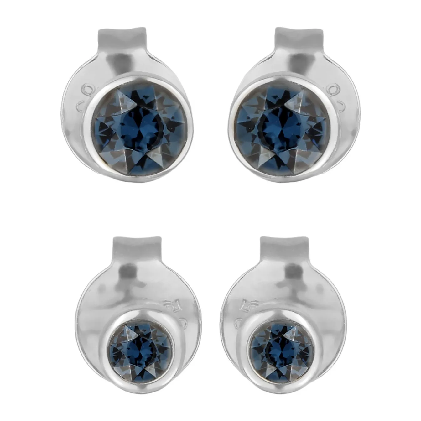 Elli "Ohrringset Basic | Kristall (Weiß)< Silber|Roségold