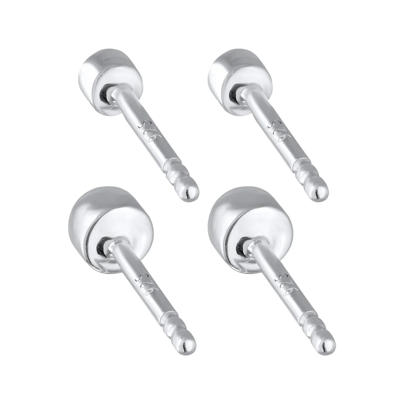 Elli "Ohrringset Basic | Kristall (Weiß)< Silber|Roségold