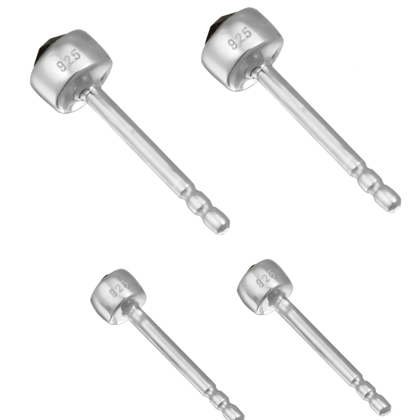 Elli "Ohrringset Basic | Kristall (Weiß)< Silber|Roségold