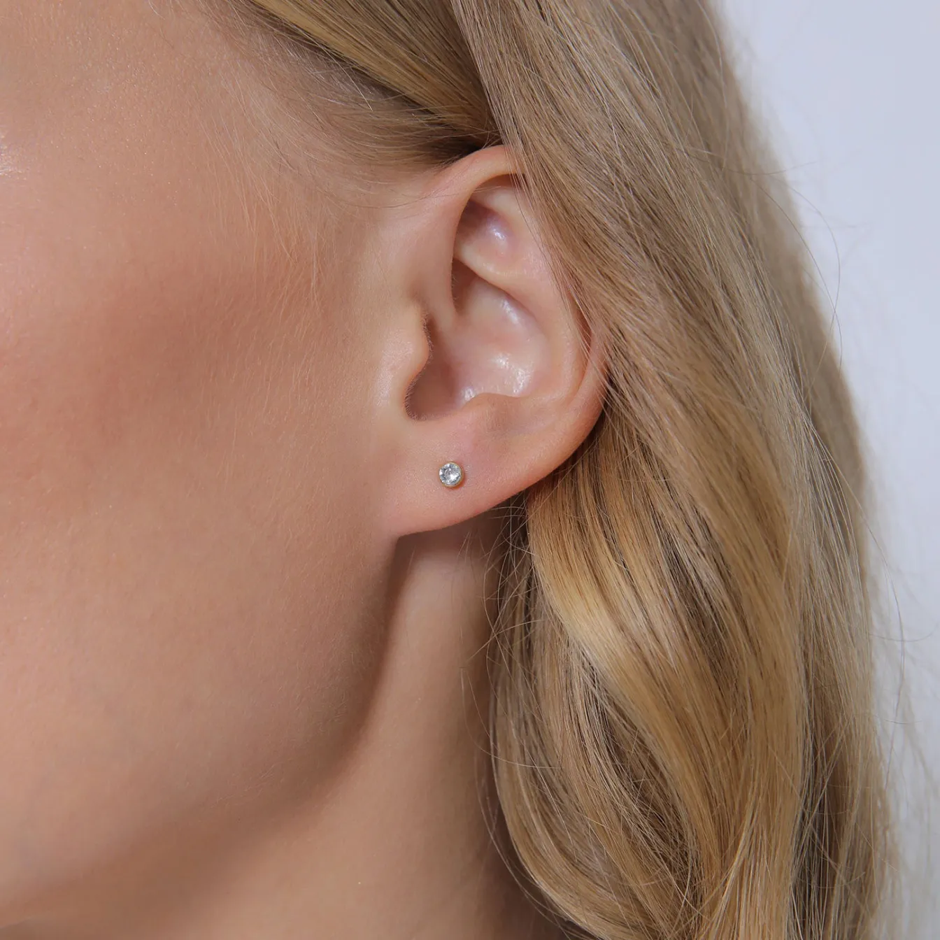 Elli "Ohrringset Basic | Kristall (Weiß)< Silber|Roségold