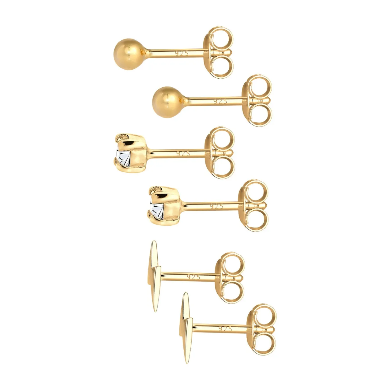 Elli "Ohrringset Blitz | Kristall (Weiß)< Symbol-schmuck|Ohrringe