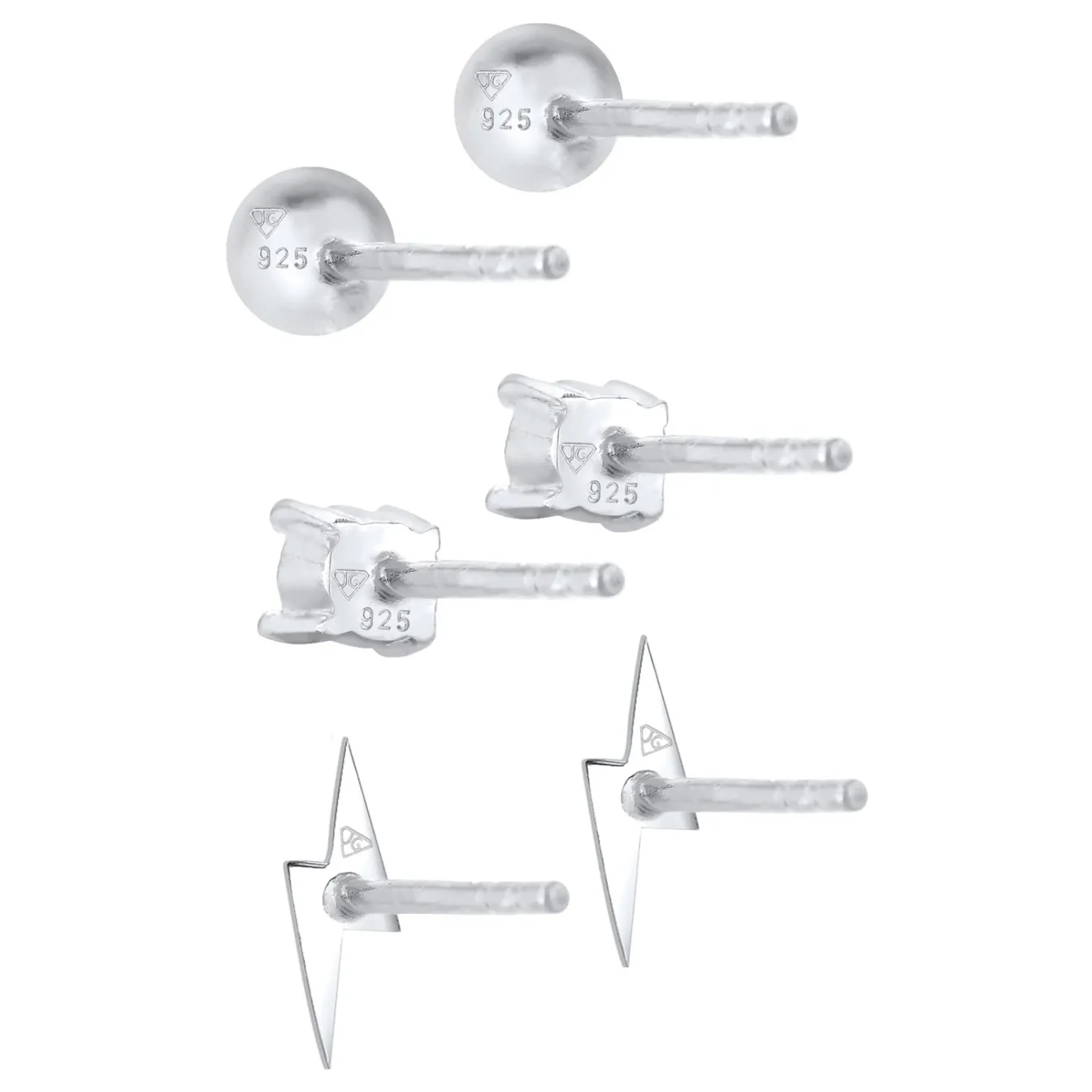 Elli "Ohrringset Blitz | Kristall (Weiß)< Symbol-schmuck|Ohrringe