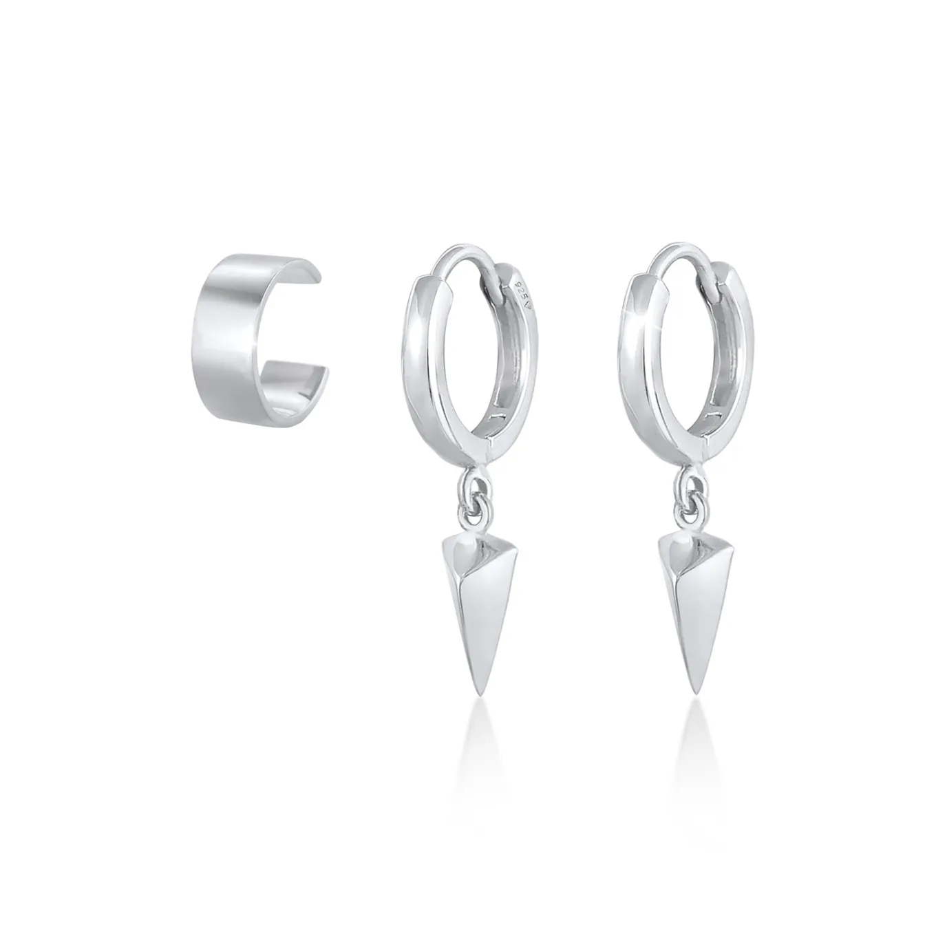 Elli "Ohrringset Dreieck< Ohrringe|Silber