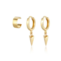 Elli "Ohrringset Dreieck< Ohrringe|Silber