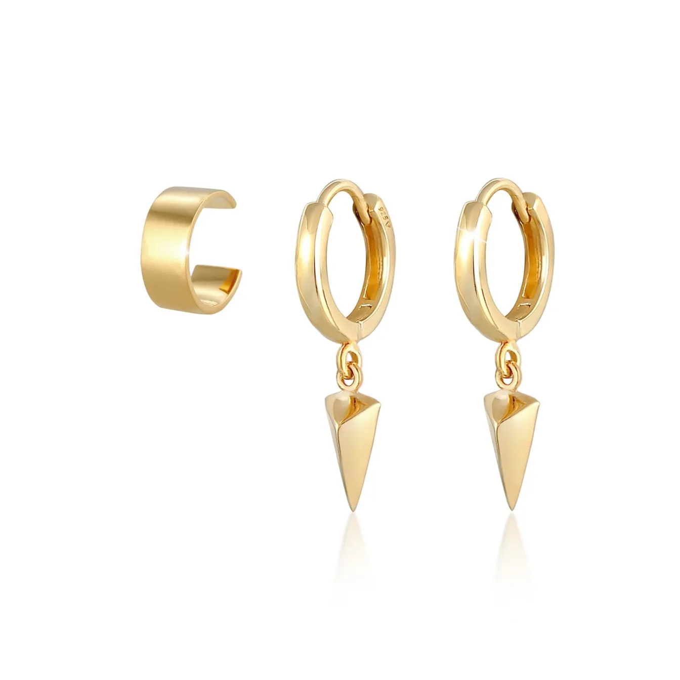 Elli "Ohrringset Dreieck< Ohrringe|Silber