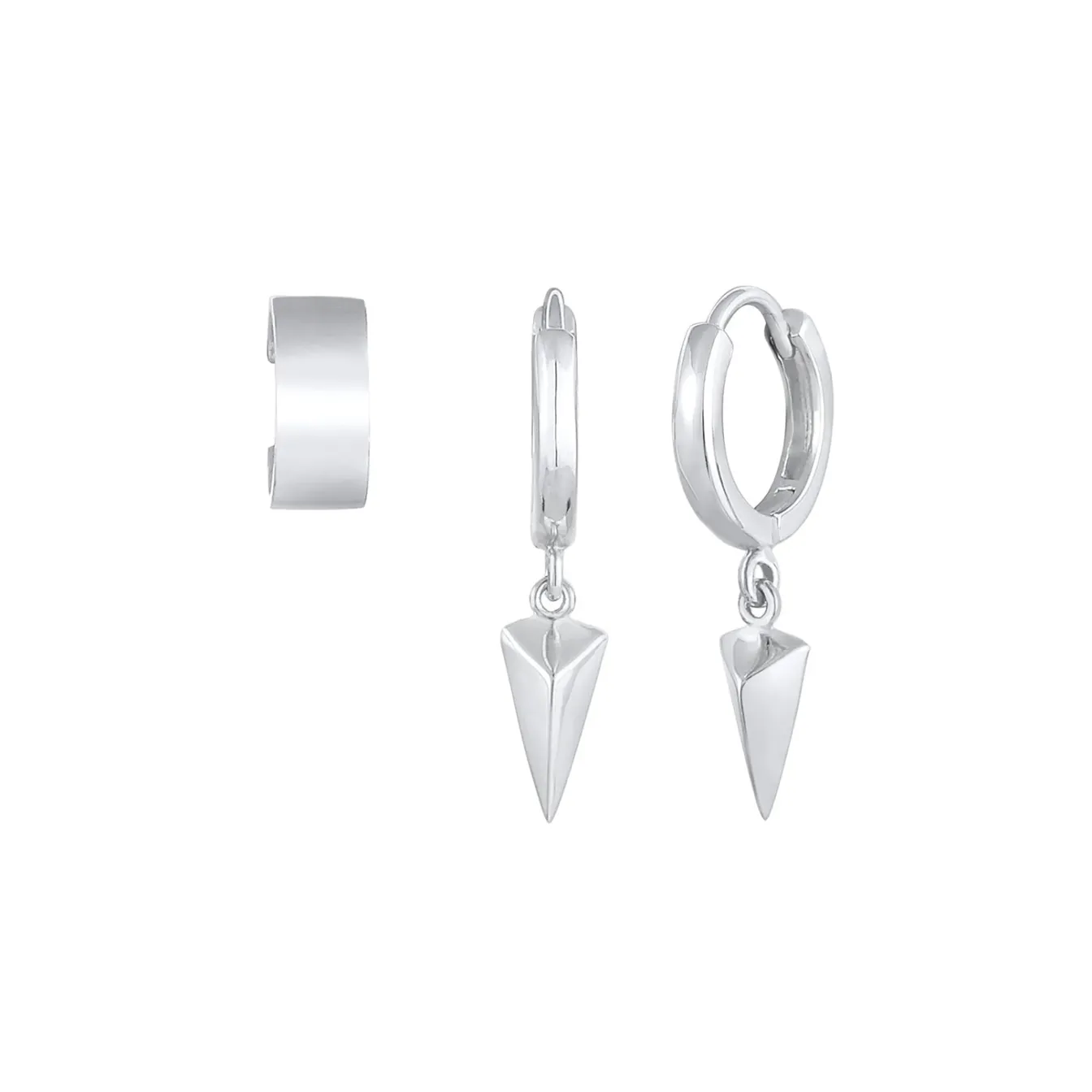 Elli "Ohrringset Dreieck< Ohrringe|Silber
