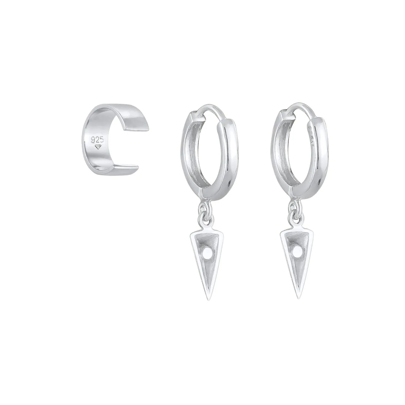 Elli "Ohrringset Dreieck< Ohrringe|Silber