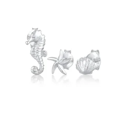 Elli "Ohrringset Muschel< Symbol-schmuck|Ohrringe