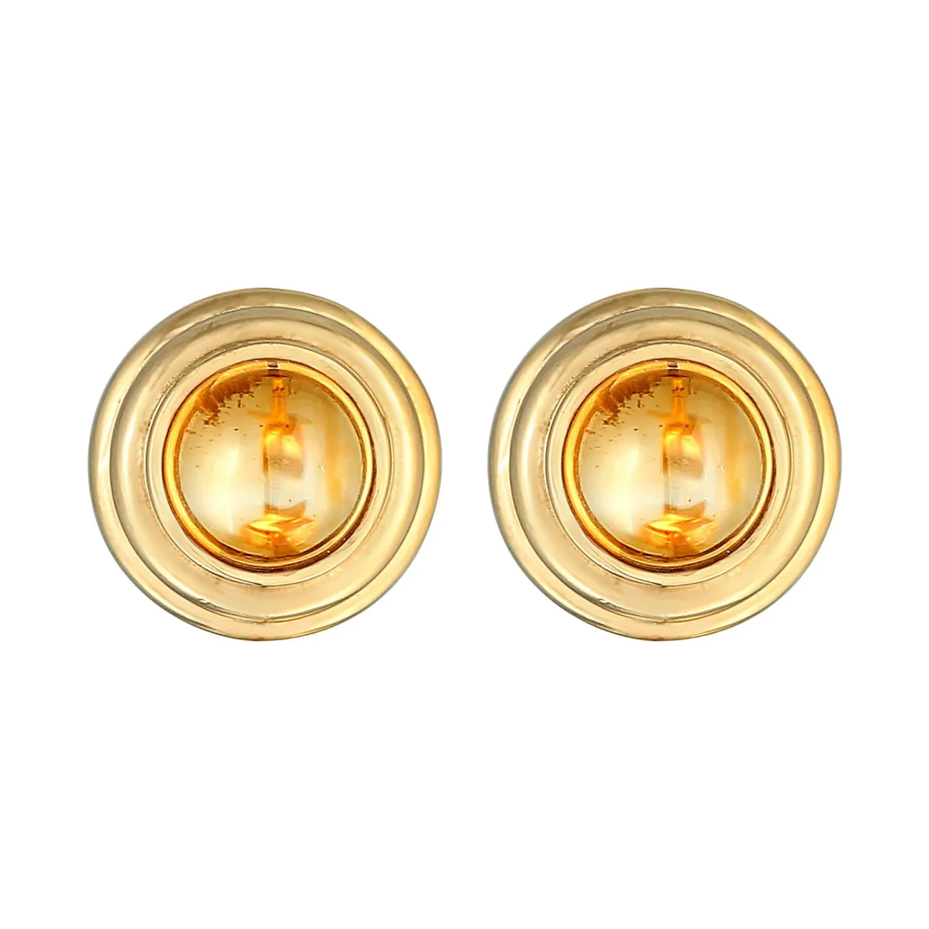 Elli "Ohrstecker | Citrin (gelb)< Ohrringe|Edelsteine