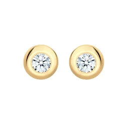 Elli "Ohrstecker | Diamant ( , 0,06 ct )< Ohrringe|Echtgold
