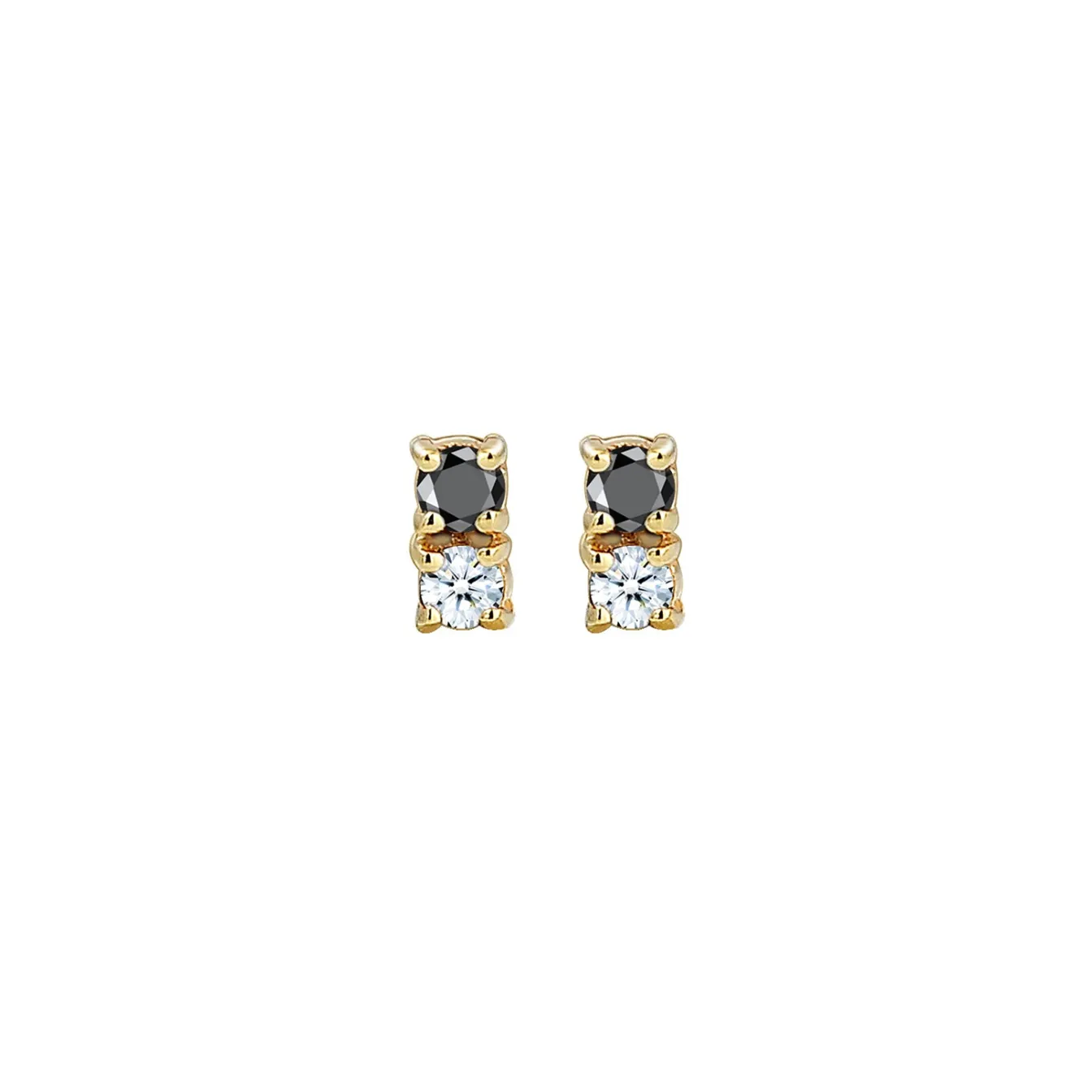 Elli "Ohrstecker | Diamant ( Weiß, 0,12 ct )< Ohrringe|Echtgold