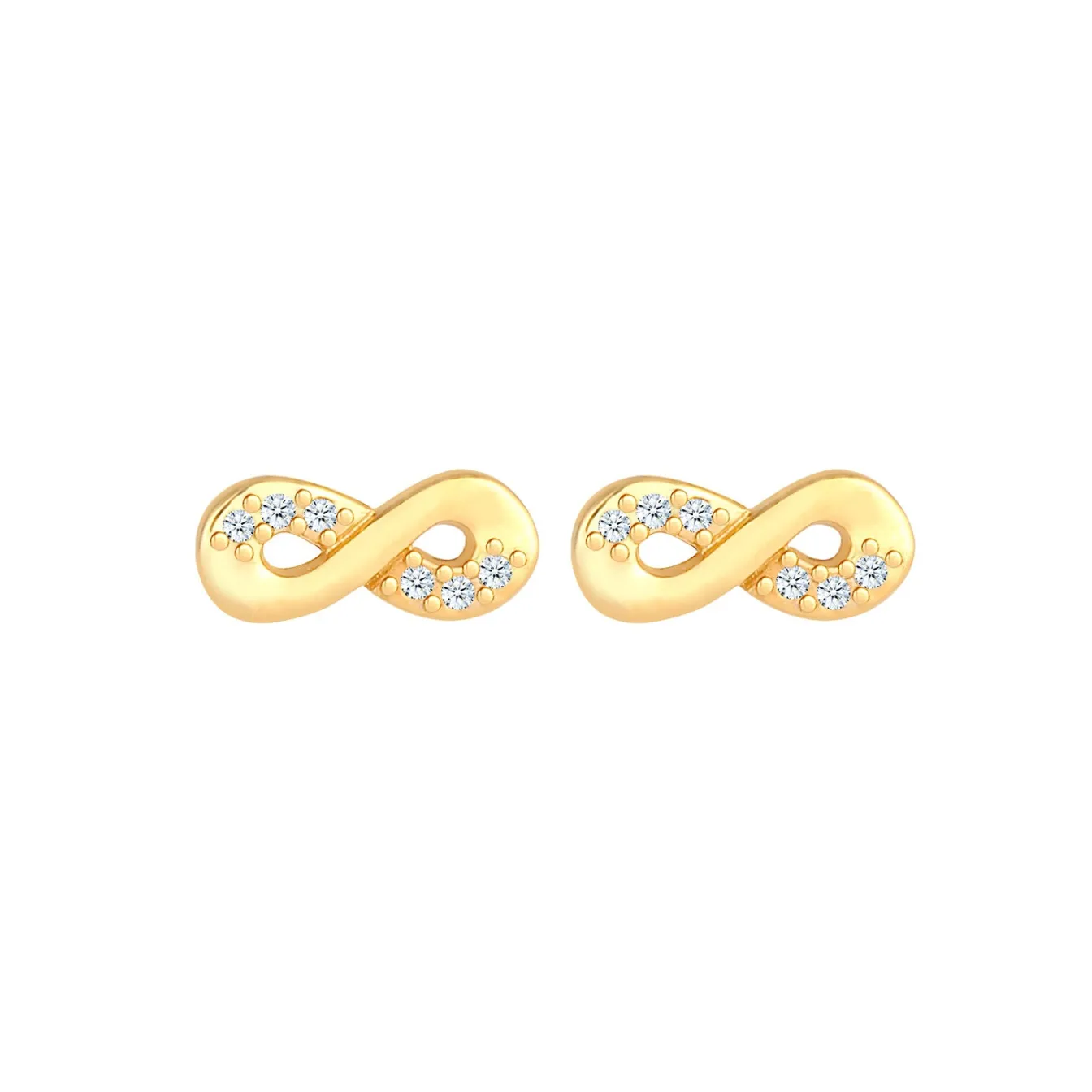 Elli "Ohrstecker | Diamant ( Weiß, 0,06 ct )< Ohrringe|Echtgold