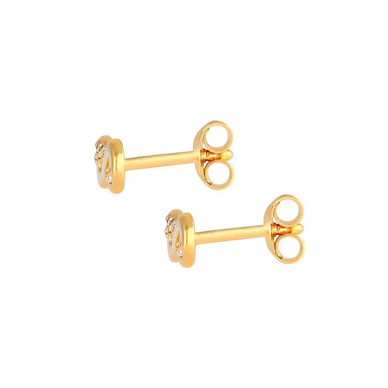 Elli "Ohrstecker | Diamant ( Weiß, 0,06 ct )< Ohrringe|Echtgold