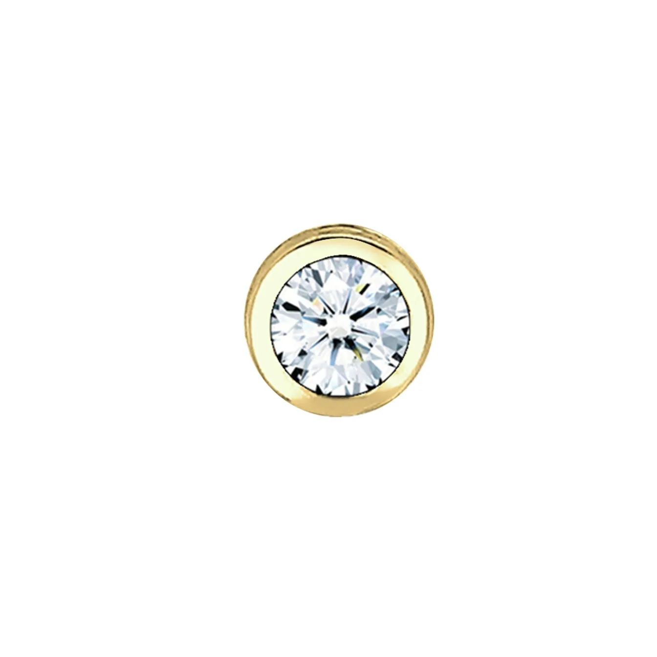 Elli "Ohrstecker | Diamant ( Weiß, 0,03 ct )< Ohrringe|Echtgold