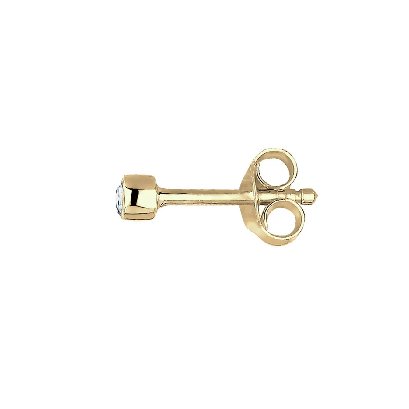 Elli "Ohrstecker | Diamant ( Weiß, 0,03 ct )< Ohrringe|Echtgold