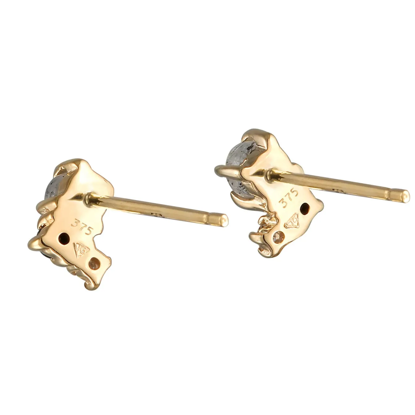 Elli "Ohrstecker | Diamant (Schwarz, 0.012 ct)< Ohrringe|Edelsteine