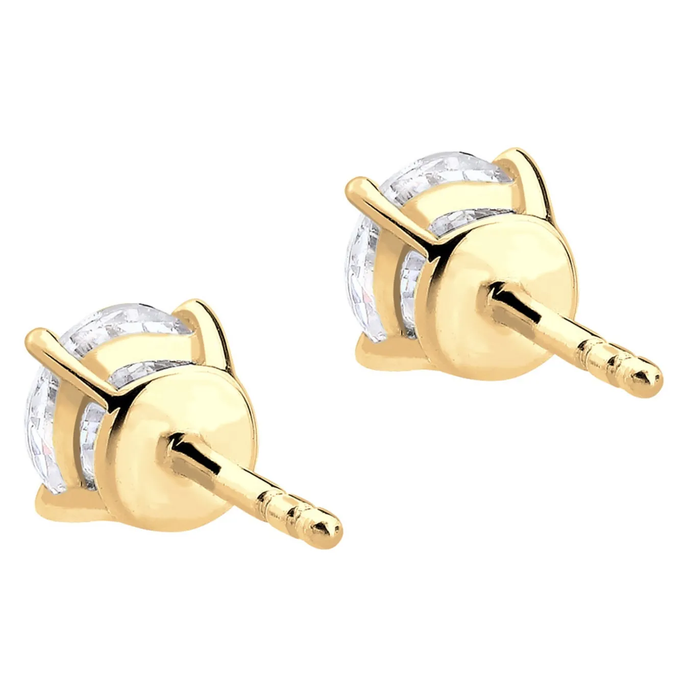 Elli "Ohrstecker | Kristall ( Weiß )< Roségold|Ohrringe