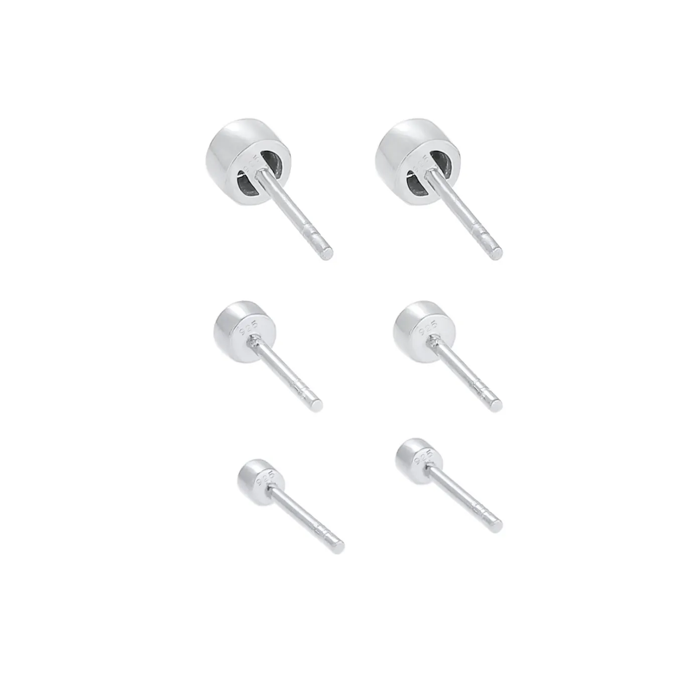Elli "Ohrstecker | Kristall ( Weiß )< Roségold|Ohrringe