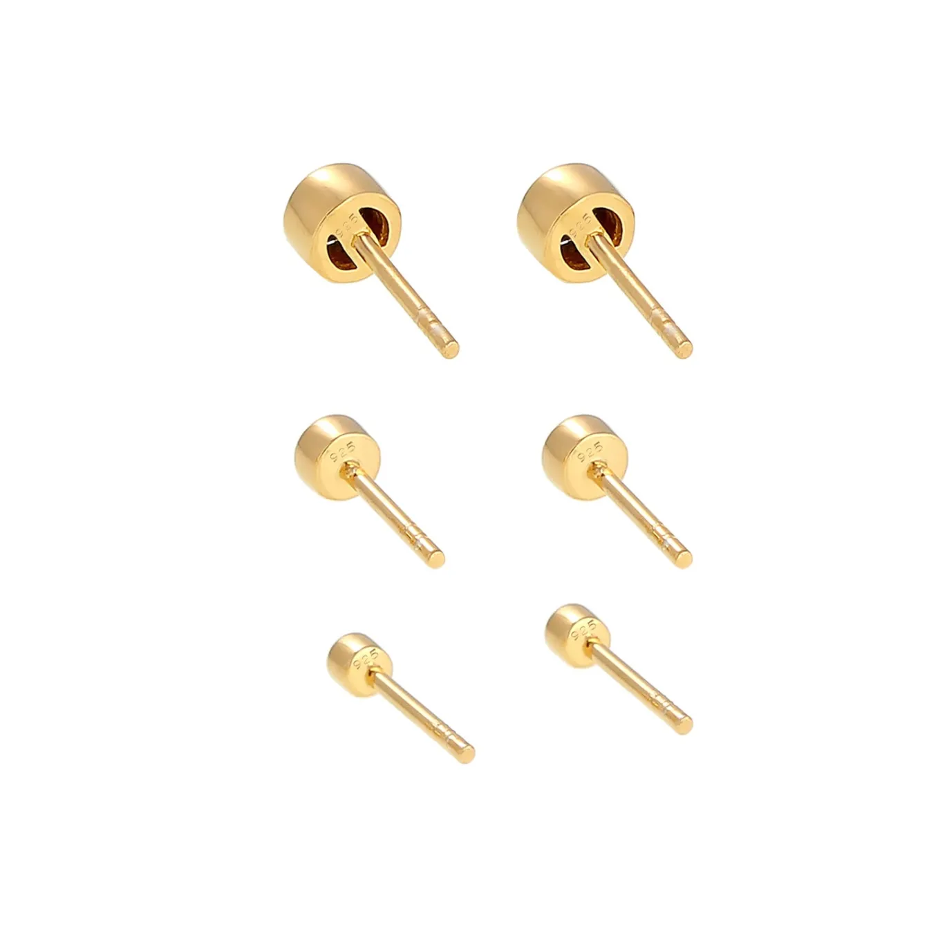 Elli "Ohrstecker | Kristall ( Weiß )< Roségold|Ohrringe