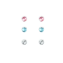 Elli "Ohrstecker | Kristall (Hellblau)<Kinder Kinderschmuck