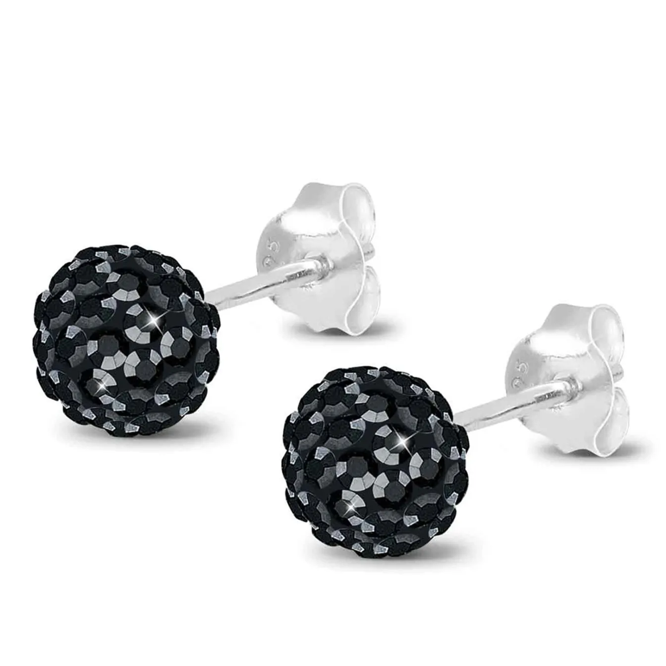 Elli "Ohrstecker | Kristall (Weiß)< Ohrringe|Vergoldet