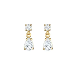 Elli "Ohrstecker | Topas ( Weiß )< Ohrringe|Edelsteine