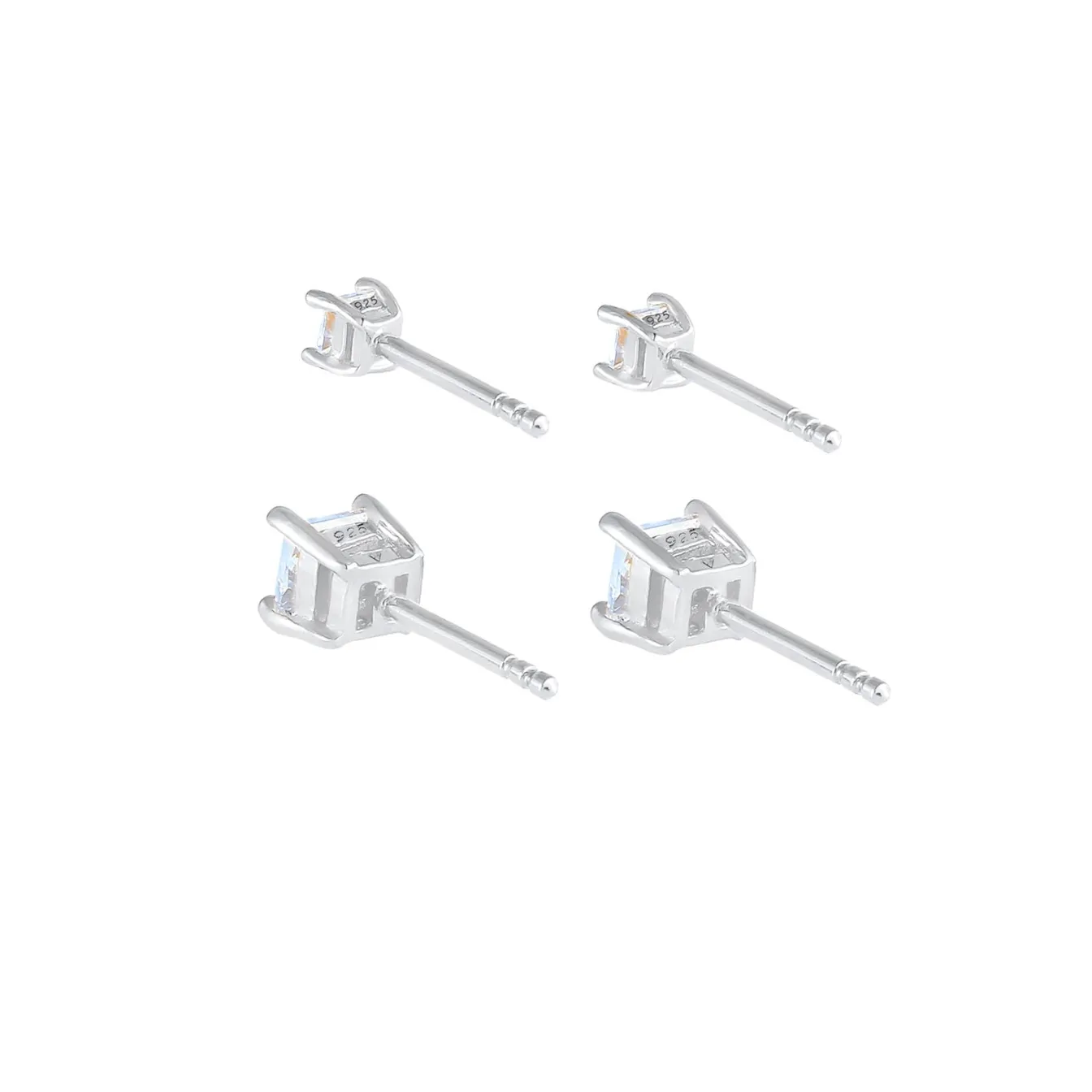 Elli "Ohrstecker | Zirkonia ( Weiß )< Letzte Chance|Ohrringe
