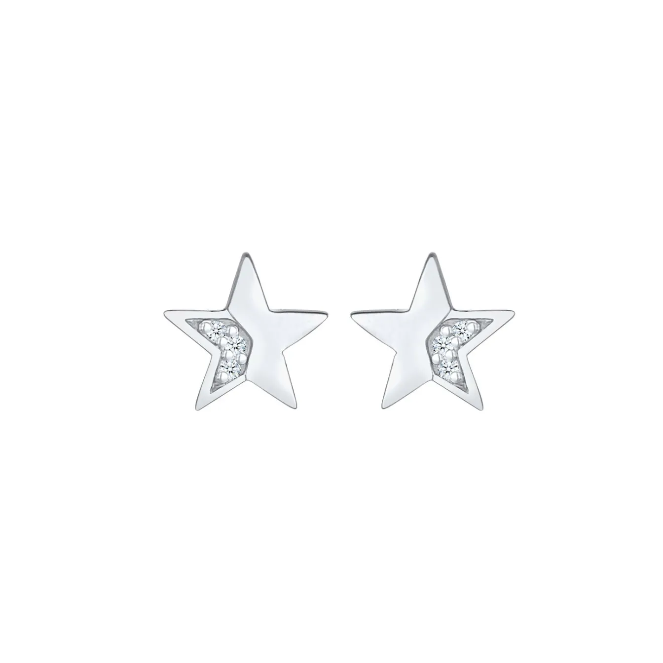 Elli "Ohrstecker Astro | Diamant ( Weiß, 0,03 ct )< Diamanten|Ohrringe