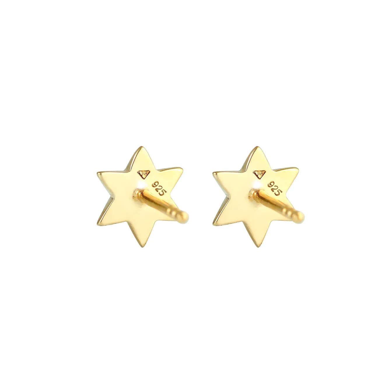 Elli "Ohrstecker Astro | Opal ( Weiß )< Ohrringe|Vergoldet