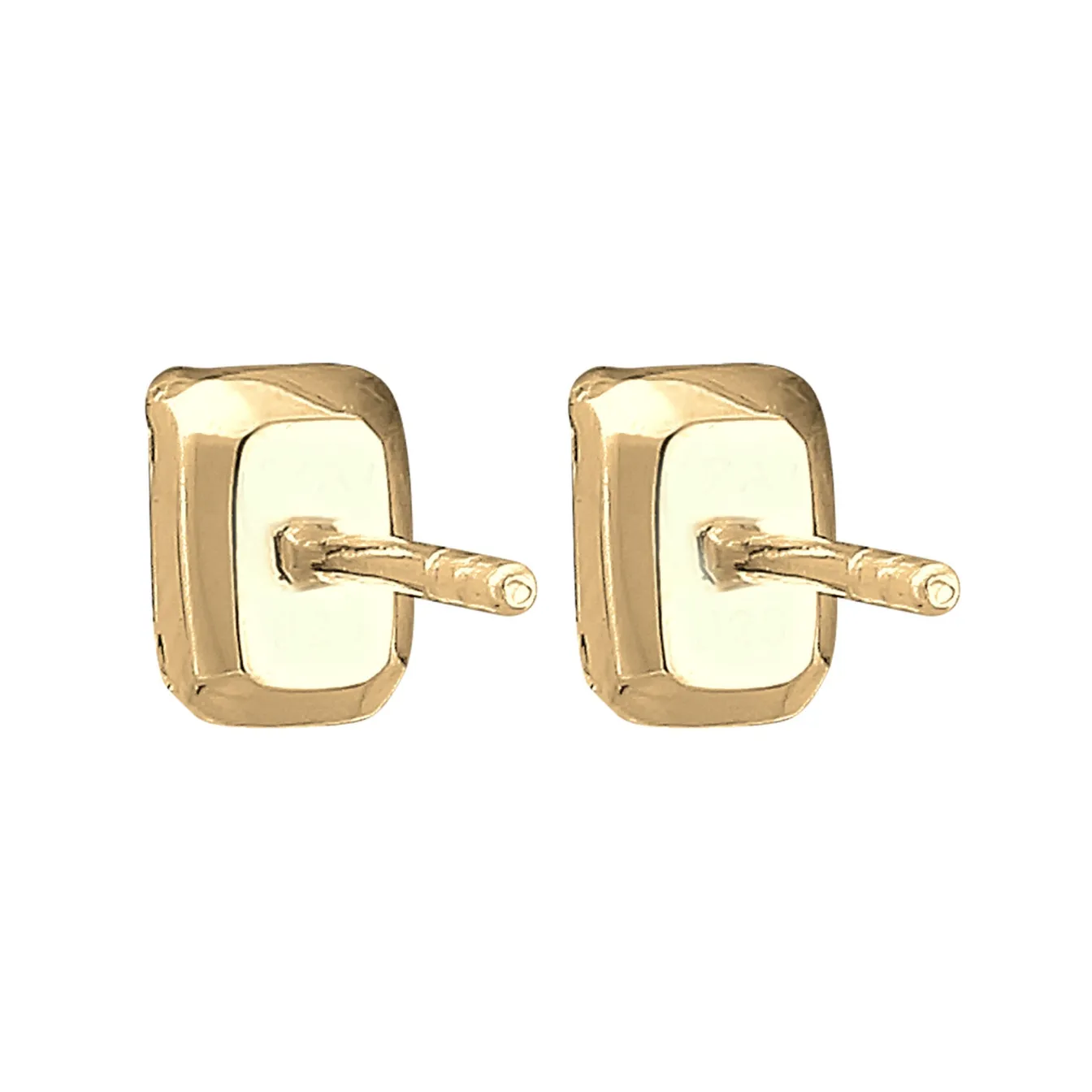 Elli "Ohrstecker Basic | Kristall (Weiß)< Ohrringe|Vergoldet