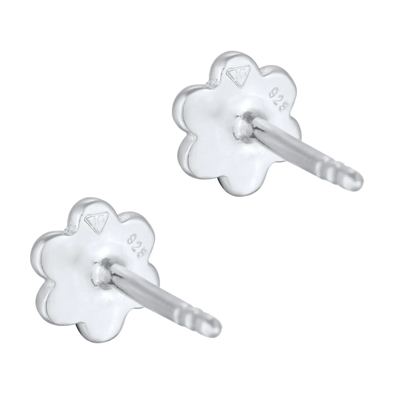 Elli "Ohrstecker Blume | Kristall (Blau)<Kinder Symbol-schmuck|Kinderschmuck