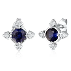 Elli "Ohrstecker Blume | Laborgezüchteter Diamant (0.032 ct)< Symbol-schmuck|Diamanten