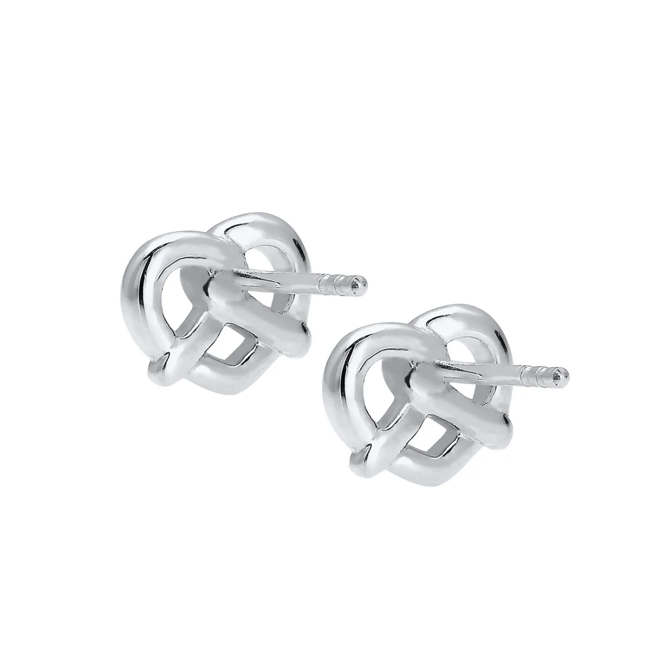 Elli "Ohrstecker Brezel< Ohrringe|Silber