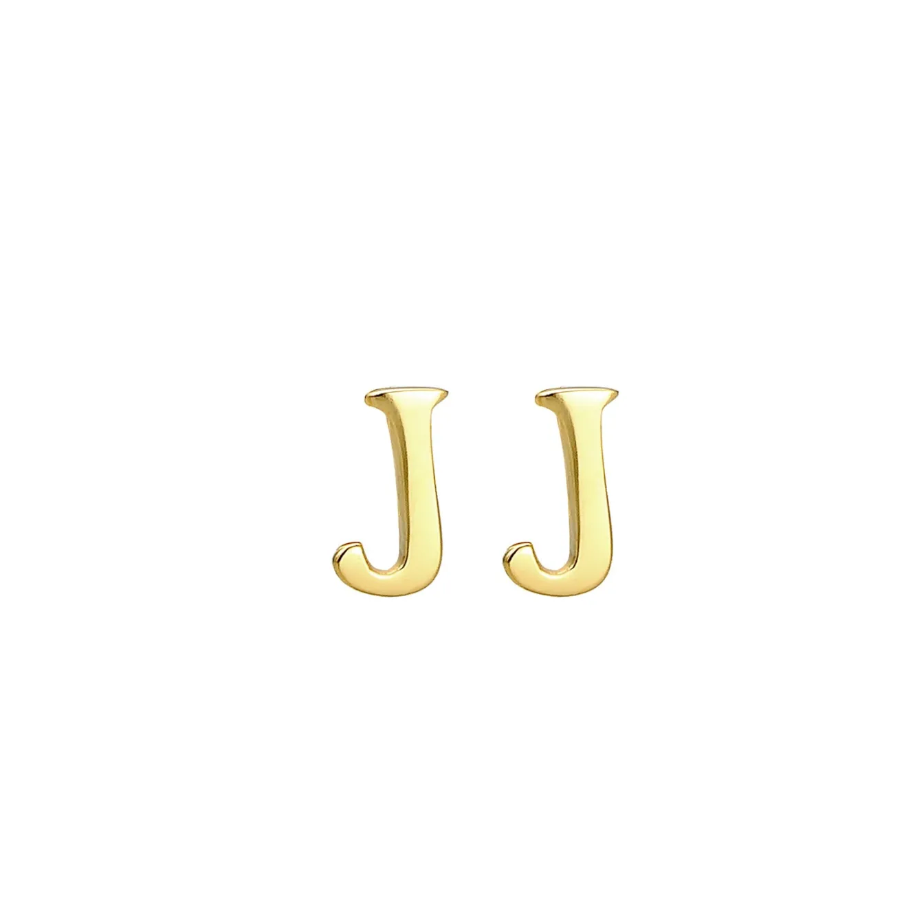 Elli "Ohrstecker Buchstabe< Personalisierter Schmuck|Ohrringe