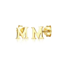 Elli "Ohrstecker Buchstabe< Personalisierter Schmuck|Ohrringe