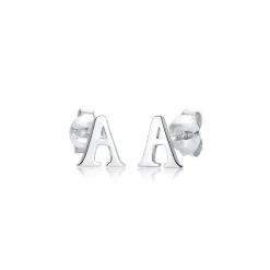Elli "Ohrstecker Buchstabe< Personalisierter Schmuck|Ohrringe