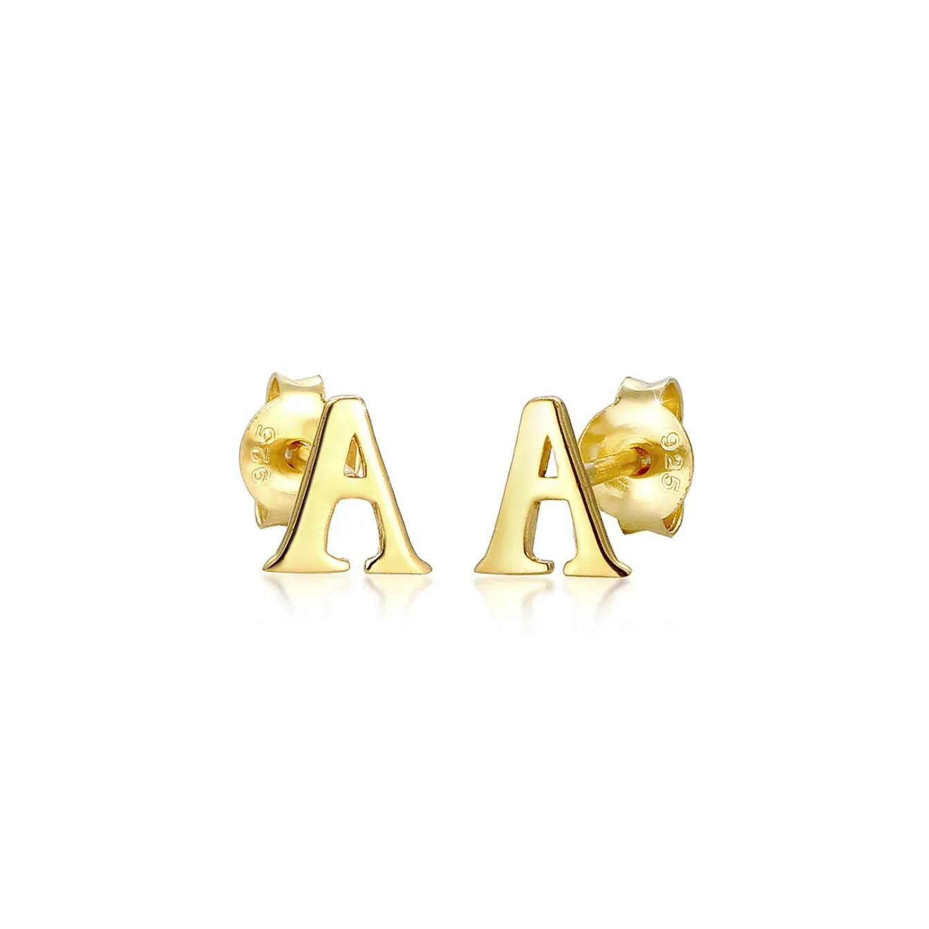 Elli "Ohrstecker Buchstabe< Personalisierter Schmuck|Ohrringe