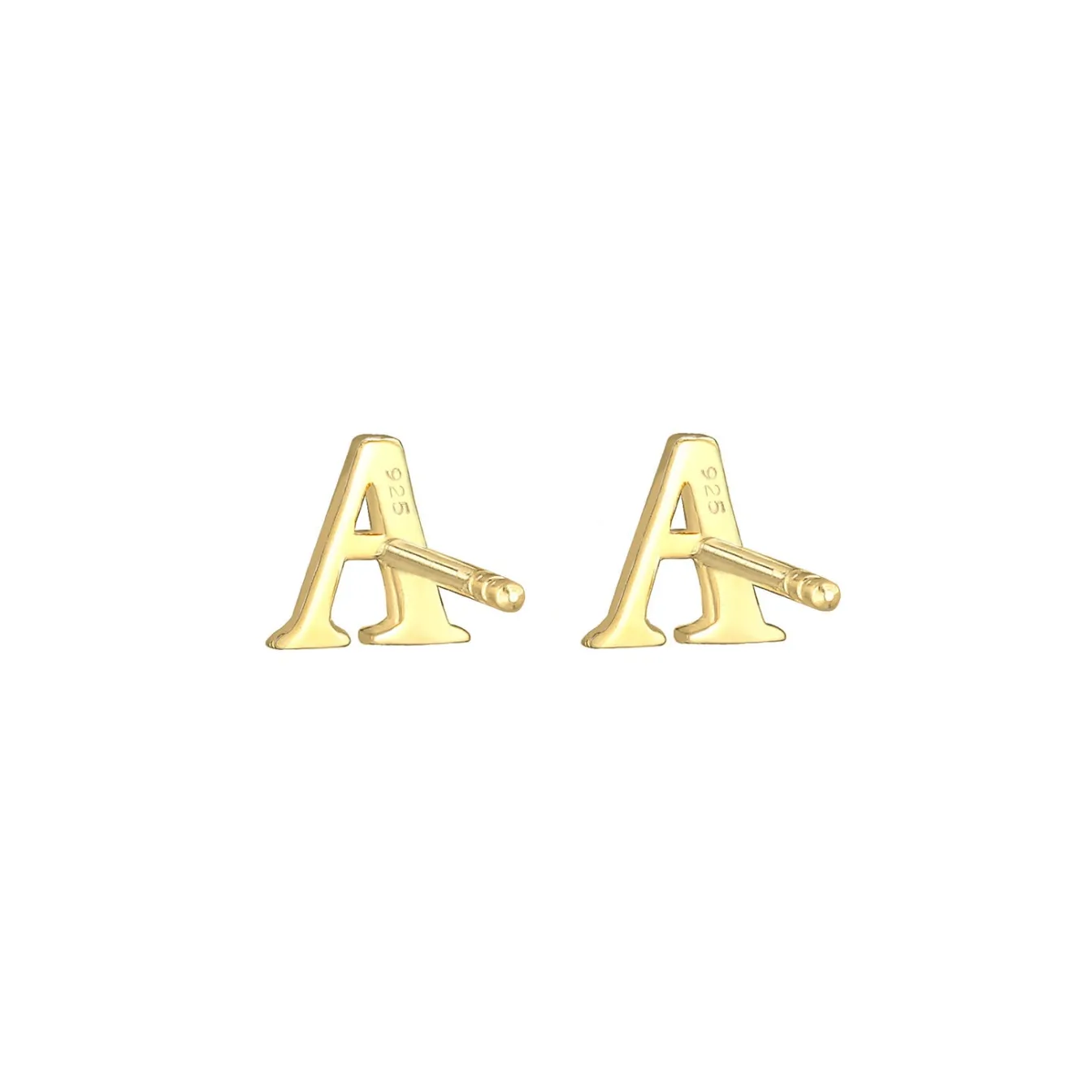 Elli "Ohrstecker Buchstabe< Personalisierter Schmuck|Ohrringe