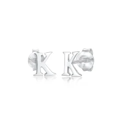 Elli "Ohrstecker Buchstabe< Personalisierter Schmuck|Ohrringe