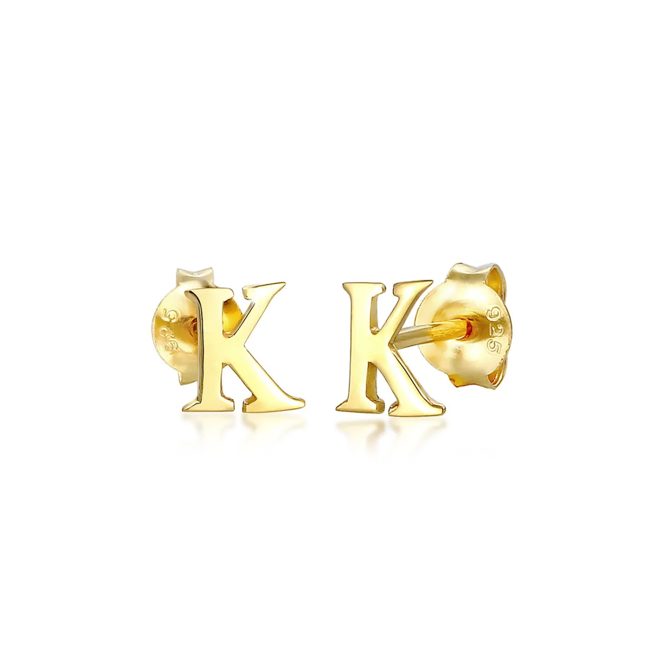 Elli "Ohrstecker Buchstabe< Personalisierter Schmuck|Ohrringe