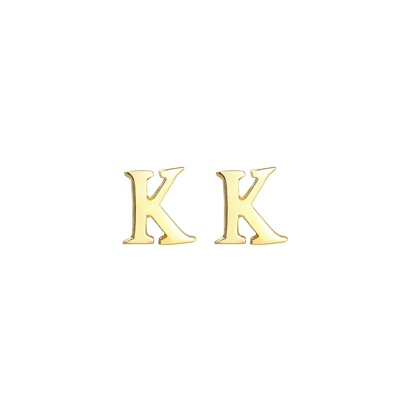 Elli "Ohrstecker Buchstabe< Personalisierter Schmuck|Ohrringe