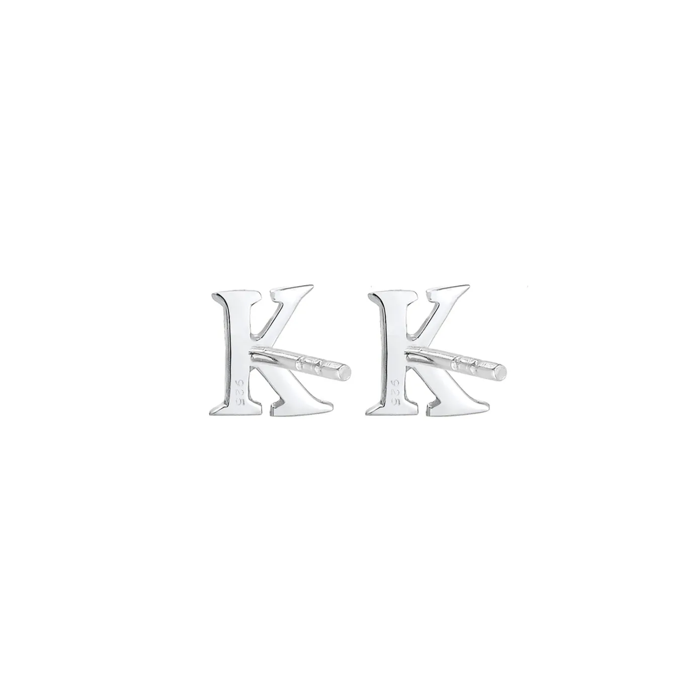Elli "Ohrstecker Buchstabe< Personalisierter Schmuck|Ohrringe